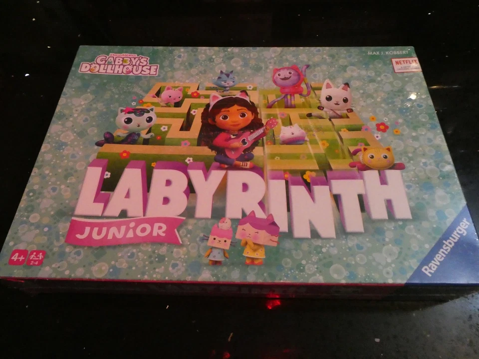 gabbys dollhouse labyrinth board game, new and sealed - Image 1 of 1