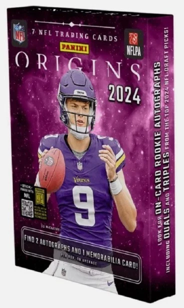 2024 PANINI ORIGINS NFL FOOTBALL HOBBY BOX - 2 Autos & 1 Memorabilia -New Sealed - Image 1 of 1