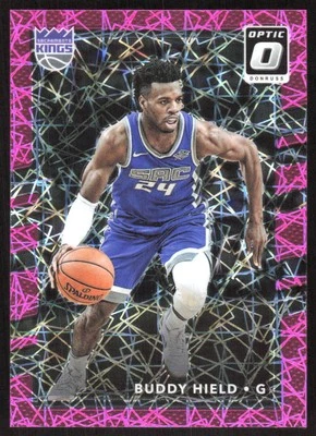 783G 2017-18 Donruss Optic #128 Buddy Hield Pink Velocity #/79 - Image 1 of 2