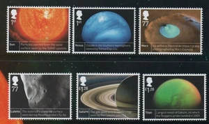Großbritannien Sc 3113-3118 2012 Astronomische Körper Briefmarkensatz postfrisch NH - Bild 1 von 1