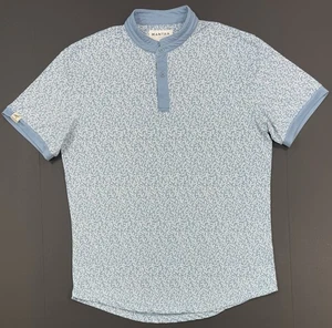 Mantra Herren Catalyst Poloshirt Größe Medium Blade Kragen Performance Golf Blau - Bild 1 von 10