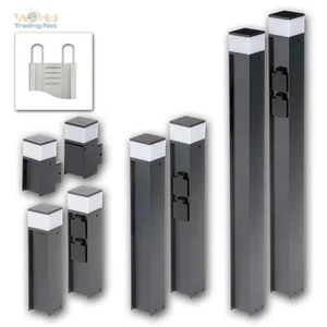 Außenleuchten-Serie DASTEN Alu schwarz G9-Sockel 230V Wand- & Standleuchten IP44 - Bild 1 von 14