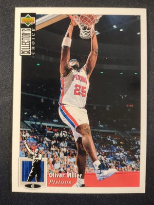 1994-95 Collector's Choice Detroit Pistons Basketball #293 Oliver Miller - Image 1 of 2