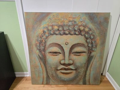 Acrílico sobre lienzo Buddah Foto 1 de 2