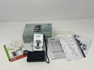 Canon PowerShot ELPH 135 silber Digitalkamera 16MP 8x optischer Zoom kompakt - Bild 1 von 16