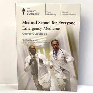 Great Courses  Medical School For Everyone Emergency Medicine CD + Guidebook NEW - Imagen 1 de 3