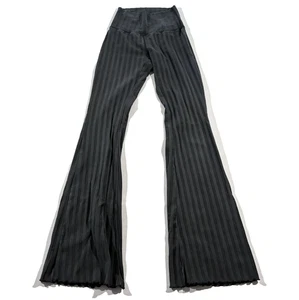 Leggings donna Offline by Aerie neri a costine OG super svasati vita alta taglia XS - Foto 1 di 11