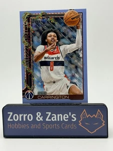 Bub Carrington 2025-26 Topps Holiday #H76 Light Blue Glitter Wizards - Bild 1 von 2