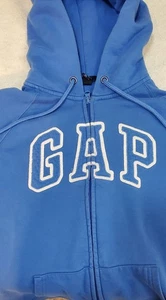 GAP Youth Blue Full Zip Hoodie Small Blue. - Picture 1 of 7