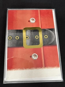 Weihnachtsgrußkarten Weihnachtsmannanzug 18 Karat mit Umschlägen  - Bild 1 von 4