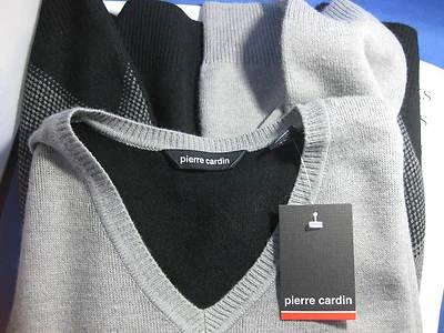  NUEVO SUÉTER PIERRE CARDIN LS ARGYLE DISEÑADOR PARA HOMBRE DISEÑO DE LUJO MANGA LARGA Foto 1 de 4