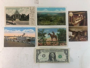 5 Vintage Postcards of Various Landmarks and Scenic Views from Missouri - Picture 1 of 4