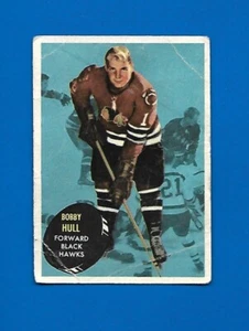 1961-62 TOPPS #29 BOBBY HULL BLACK HAWKS 61-62 NHL HOCKEY CARD - Picture 1 of 2