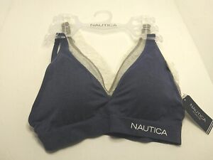 NAUTICA INTIMATES 3 PACK  Removeable pad Bras Size Small STYLE NT2217 