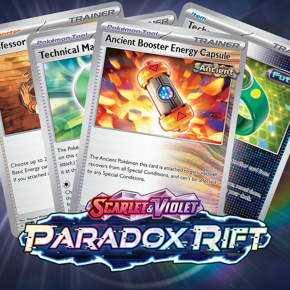 Pokemon TCG SV04 Paradox Rift Trainer Cards Pick/Choose Singles 159-182 - Image 1 of 1