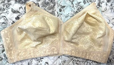 PLAYTEX 18 Hour Sensational Support Bra 44D Beige 0020/0027/2700 Wireless - Image 1 of 4