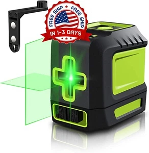 Nivel Laser Autonivelante Líneas Verde 100 Ft Rotativo De 360 Rotacion Pisos NEW - Picture 1 of 8