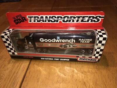 Dale Earnhardt Sr. Goodwrench Super Star Transporter by Matchbox 1990 Never Open - Image 1 of 4