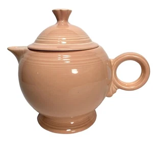 Fiesta Teapot Apricot Retired 1998 Post 86 Homer Laughlin HLC - Picture 1 of 11