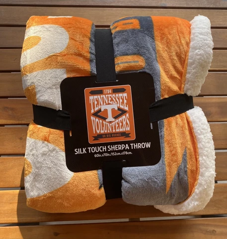Tennessee Volunteers - NCAA - SILK TOUCH SHERPA Throw Blanket NEW 60 X 70” PLUSH Cover