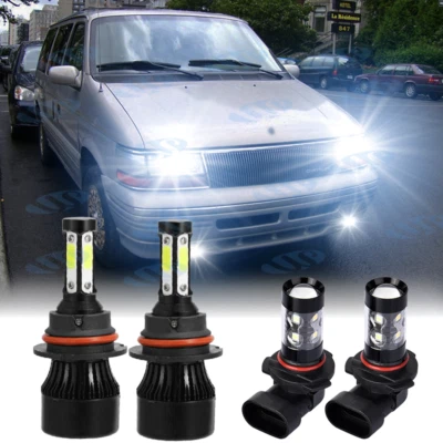 Combo de faros antiniebla LED para Chrysler Town Country 2005-2007 6000 k Foto 1 de 4