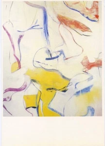 Willem de Kooning•Untitled 1 1983•American Abstract Expressionist Art Postcard - Picture 1 of 1