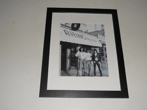 Framed Ramones Picture in front of Rhino Records Los Angeles CA 1976 14"x17" - Picture 1 of 2