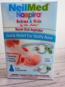 NEW NeilMed Naspira Combined Nasal & Oral Aspirator for Babies - Quick Relief - Picture 1 of 1