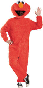 Licensed Sesame Street Elmo Disguise Men's Full Plush Prestige Adult Costume XL