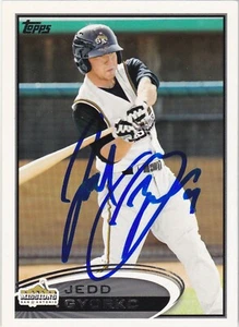 JEDD GYORKO SAN ANTONIO MISSIONS SIGNED CARD PADRES CARDINALS DODGERS BREWERS - Picture 1 of 1