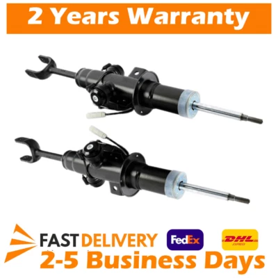 Front Hydraulic Shock Absorber Struts EDC For BMW F01 F02 F07 740i 750i RWD 09- - Image 1 of 4