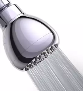 Shower Head - 3 Inch Anti-leak Fixed - Angle-adjustable Metal Swivel Ball Joint - Picture 1 of 6