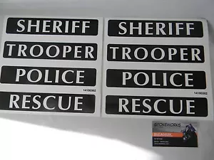 Harley FLHP FLHTP Saddlebag Stickers 2014 & Later 2 Sheets 14100382 - Picture 1 of 3