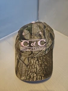 Gorra College of Charleston Cougars The Game NCAA Realtree camuflaje vintage - Imagen 1 de 3