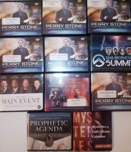 Perry Stone DVD Lot Also Included Set Of Israel Coins And 50s israel Bus Ticket - Picture 1 of 24