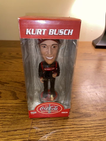 Kurt Busch 2002 Coca-Cola Racing Family Bobble Head Head Knockers NECA NEW! Cover