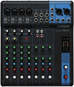 Yamaha MG10 10-Input 10-Channel XLR Output Stereo Mixer w Phantom Power - Picture 1 of 4