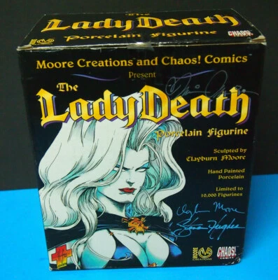 BRIAN PULIDO'S LADY DEATH BUST 1996 LIMITED TO 10,000 with COA SIGNED - Image 1 of 4