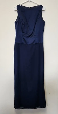 Dessy Creations Vintage 10-12 Navy Gown Evening Wedding Maxi Whimsy Fairy - Изображение 1 из 4