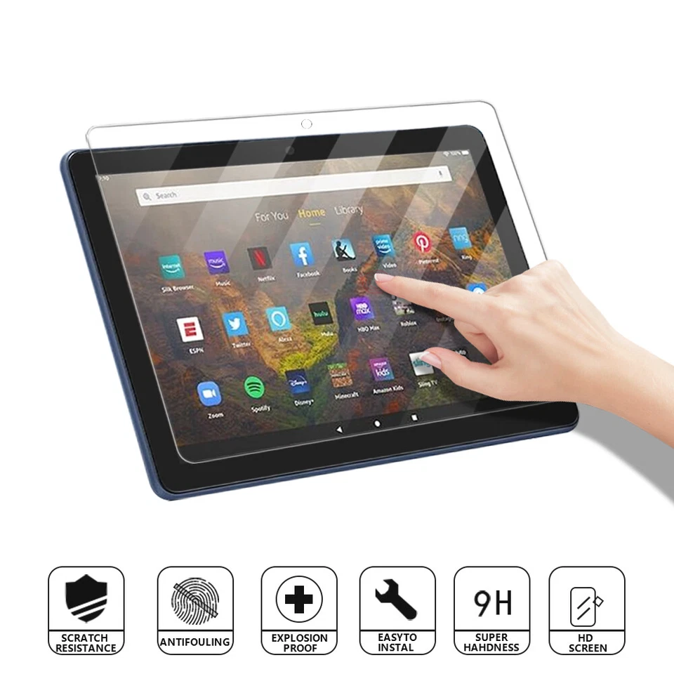 For Amazon Fire HD 10 2021 HD 10 Plus Kids Pro Tablet 10.1 Inch Screen Protector - Image 1 of 1