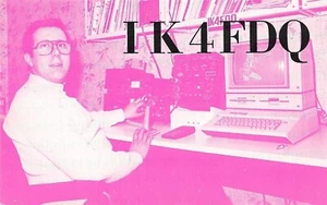 QSL Card CB HAM Radio PostCard Bologna Italy IK4FDQ Photo, Shortwave, Radio - Picture 1 of 2