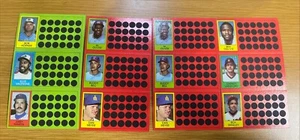 1981 Topps Baseball Scratch Off Collection Lot (51 Panels) Unscratched! - Picture 1 of 5
