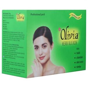 Olivia Herb Bleach For Sensitive Skin 270g With Haldi Chandan Aloe Vera & Nimbu