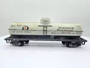 **READ* TYCO/MANTUA USA Single Dome Tanker Tank Car Diamond Chemical GATX 74425 - Picture 1 of 9