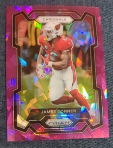 Prizm James Conner 2023 - Hielo agrietado púrpura/225 - Arizona Cardinals - #5 - Imagen 1 de 2