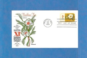 Scott 1379 Franklinia Tree Aug 23, 1969 Fleetwood Cachet FDC - Picture 1 of 1