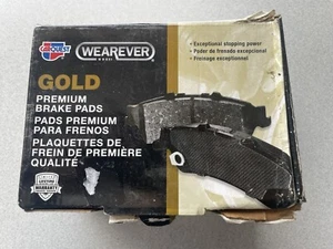 Disc Brake Pad Set-Premium Gold Ceramic Rear Brake Pads WEAREVER ~ GNAD911 - Picture 1 of 6
