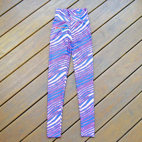 Buffalo Bills Zubaz Pants Womens XS Blue Red Bills Mafia Tailgating NFL Football Cover