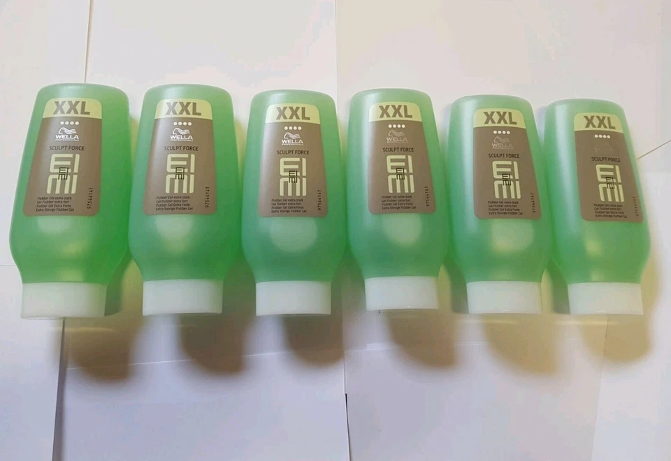 ( 45€ / L ) 6 x 250ml Wella EIMI Sculpt Force Flubber Gel XXL  - Bild 1 von 1