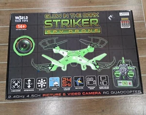 Glow-In-The-Dark Striker Spy Drone - 2.4GHz 4.5CH RC Toy Drone - Picture 1 of 7